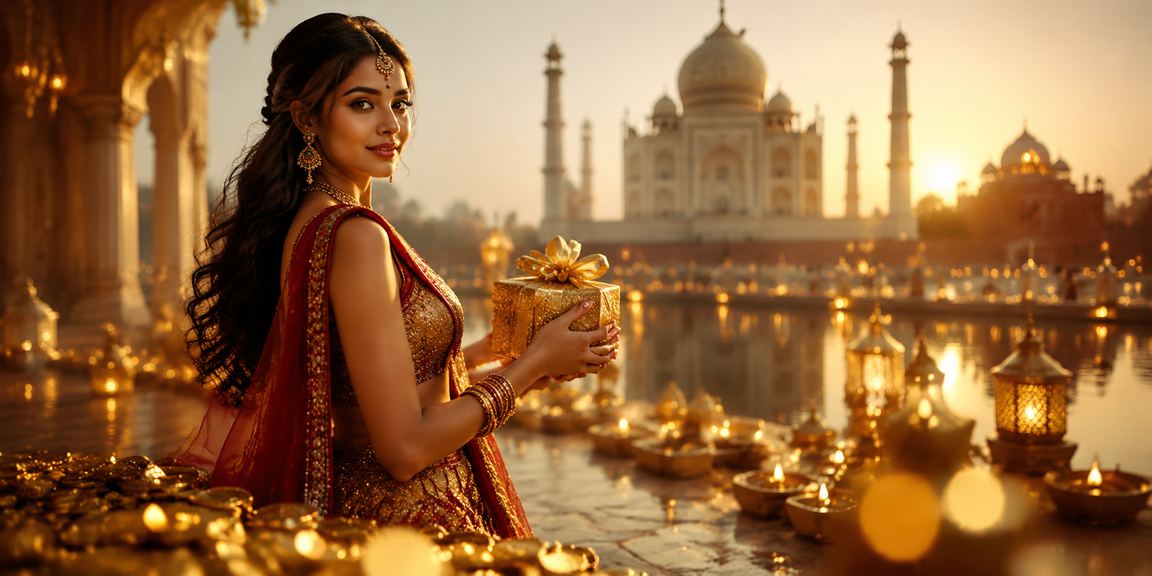 Agra city payment transaction using local methods during Diwali festival