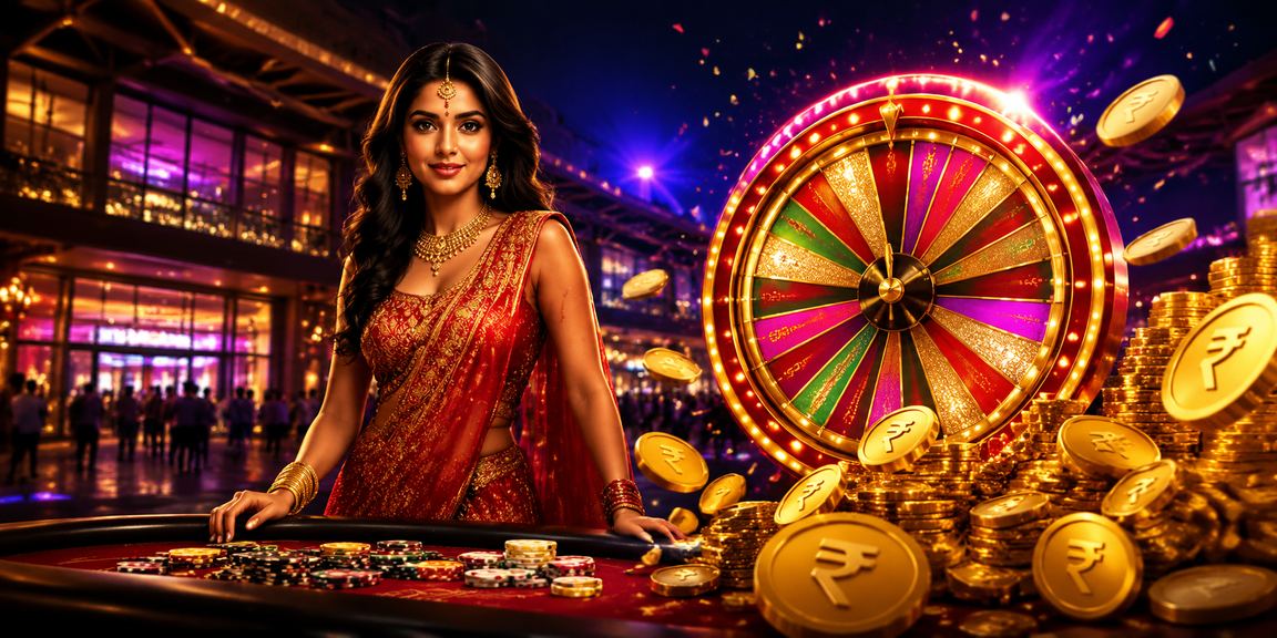 Indian player enjoying roulette in Delhi casino atmosphere